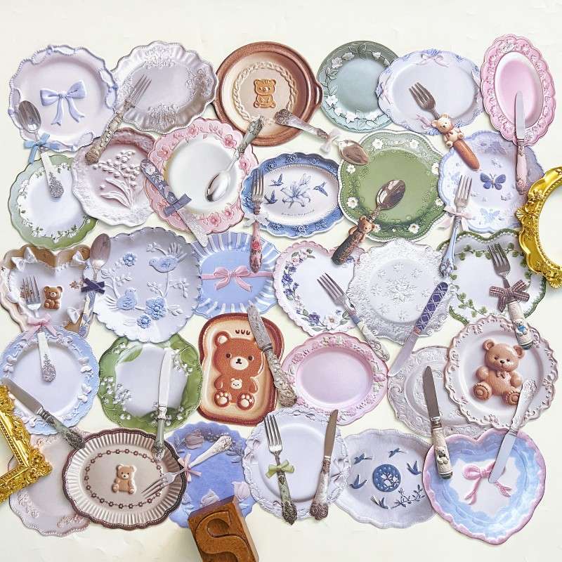 Tableware Utopia Sticker 54PCS