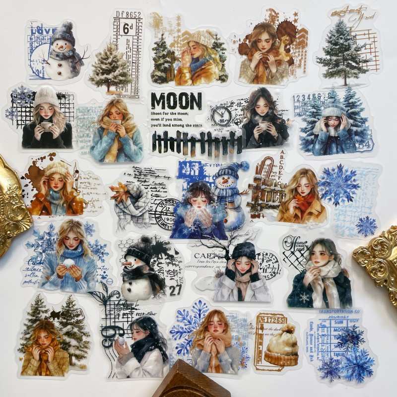 Warm In Winter Sticker 24PCS
