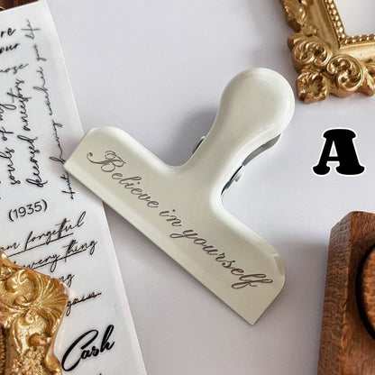 Believe In Yourself Sealing Clip