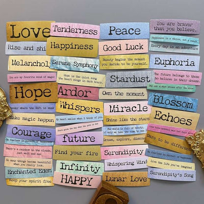 Tiny Letter Sticker 50PCS