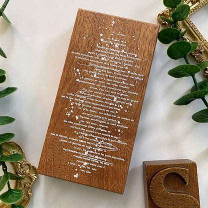 English Core Rubber Stamp