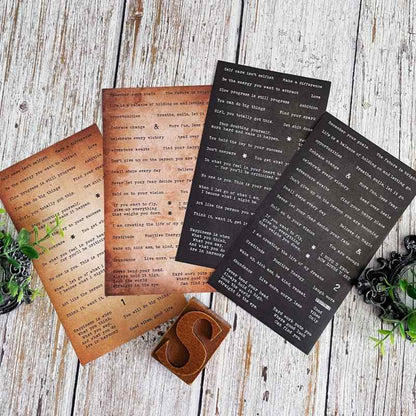 Classic Font Stickers
