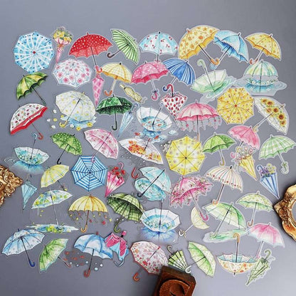 Umbrella Wishes Sticker 60PCS