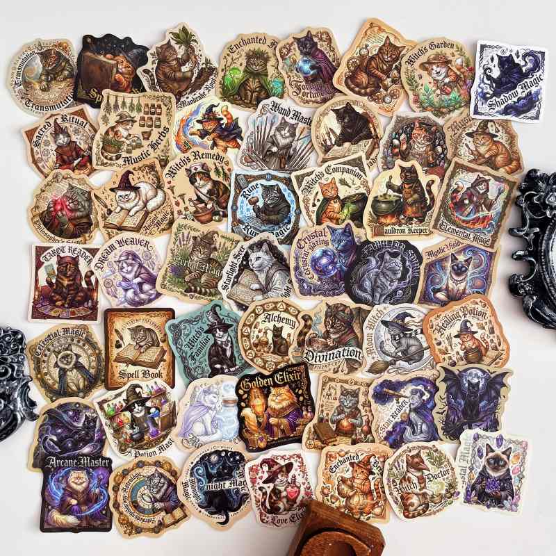 Mage Cat Sticker 50PCS