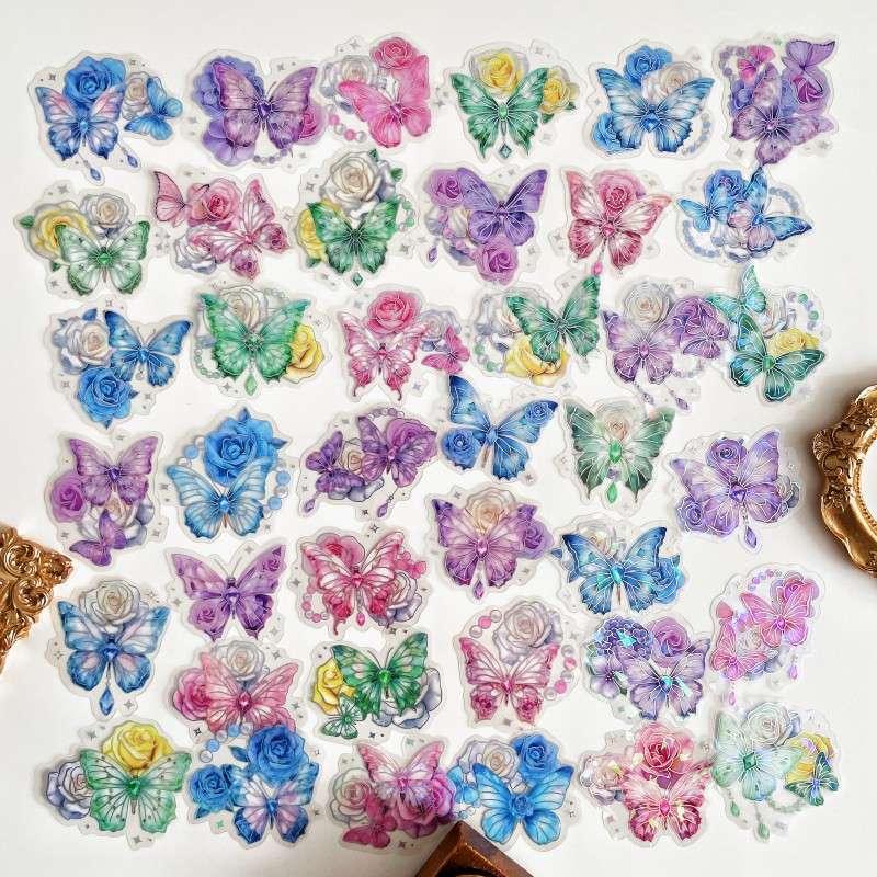 Crystal Wings Sticker 40PCS