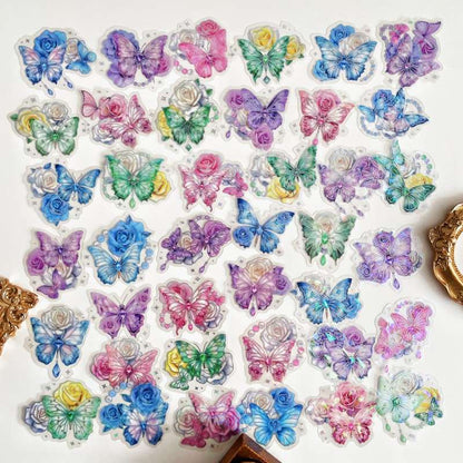 Crystal Wings Sticker 40PCS