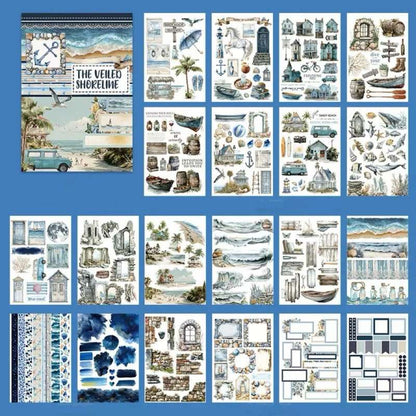 The Veiled Shoreline Sticker Book 20Sheets