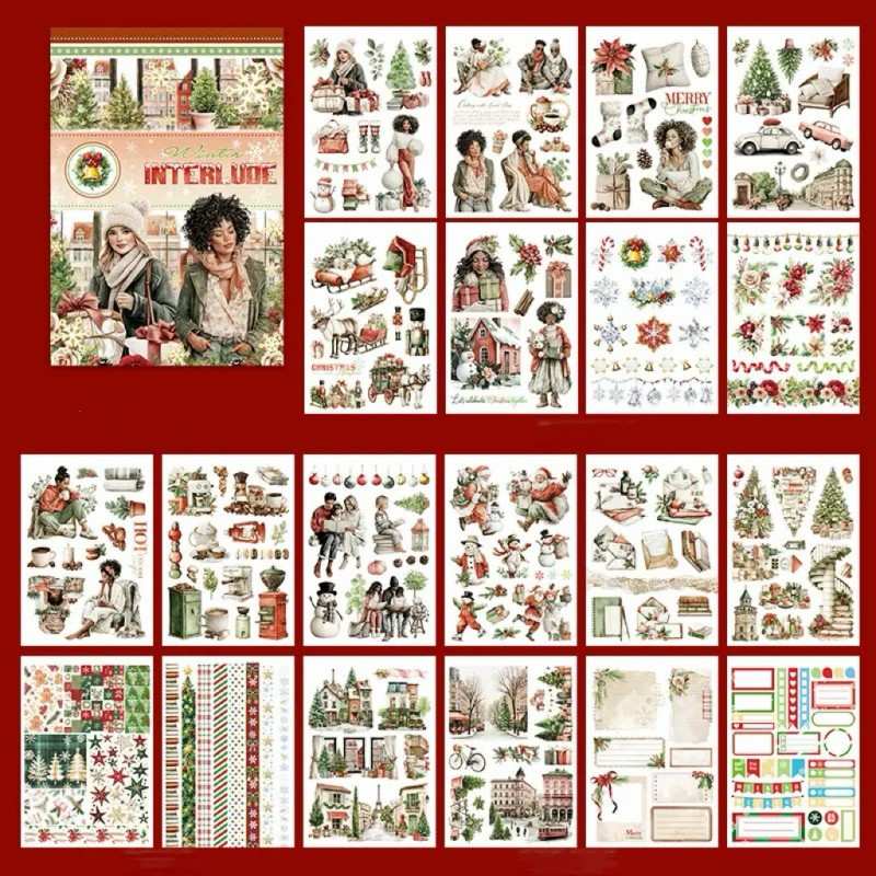 Winter Interlude Sticker Book 20Sheets