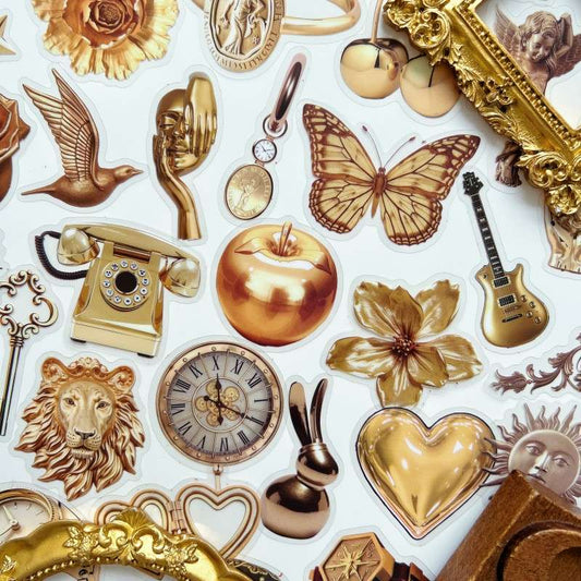 Antique Shine Sticker 50PCS