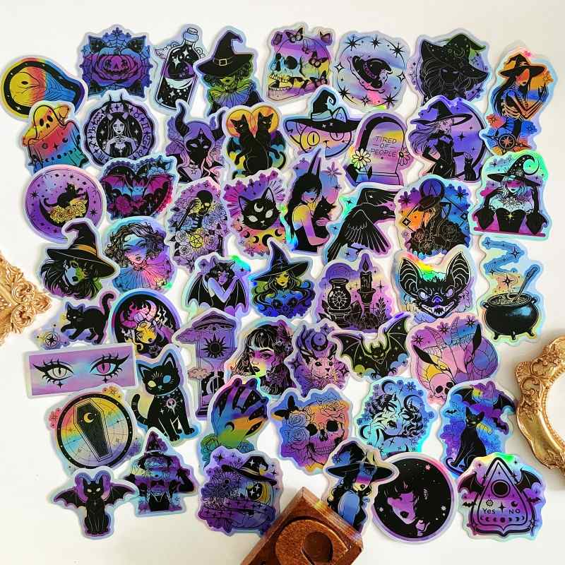 Witch Moon Sticker 50PCS