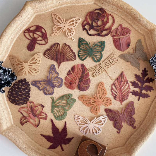 Nature Carvings Wooden Die-Cuts