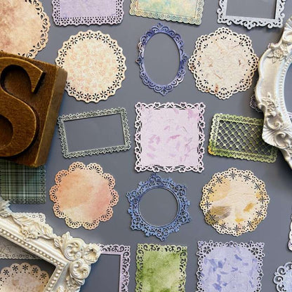 Lace Light Paper Die Cuts 60PCS