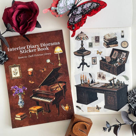 Interior Diary Scene Sticker Book 22sheets