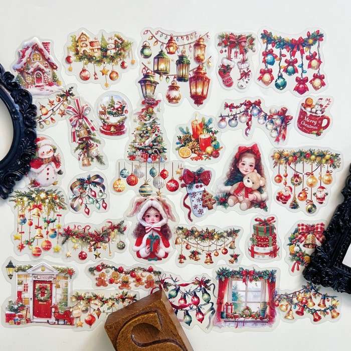 Cozy Sparkle Sticker 30PCS