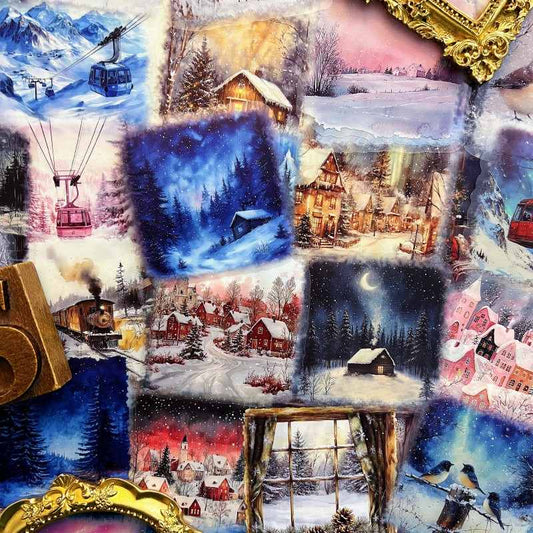 Snow Realm Poetry Sticker 90PCS