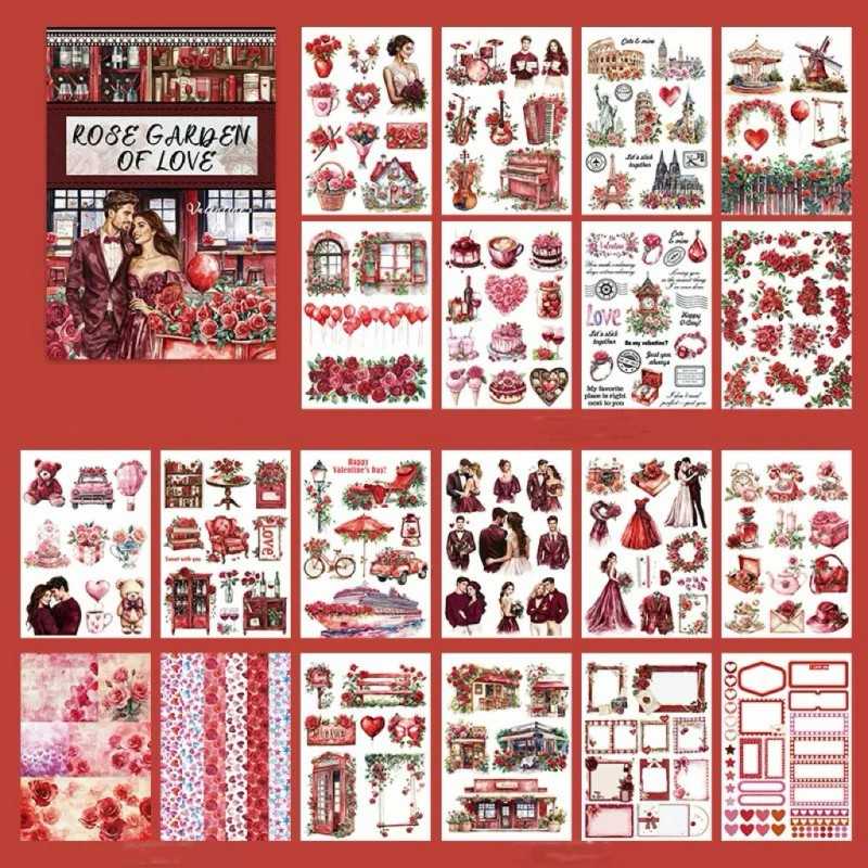 Rose Garden Of Love Sticker Book 20Sheets