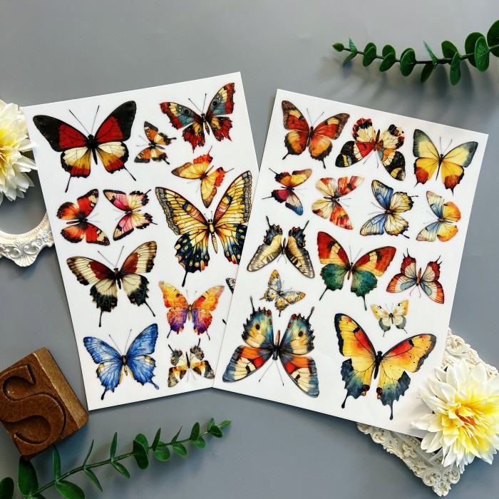 Colorful Flight Transfer Sticker