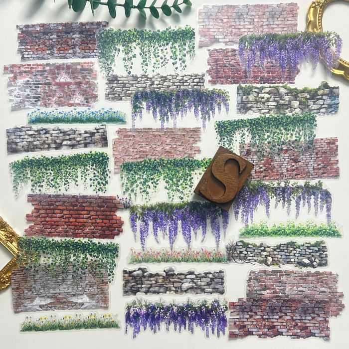 Vine-Covered Sticker 30PCS