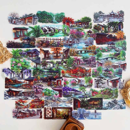 Courtyard Cycles Sticker 40PCS
