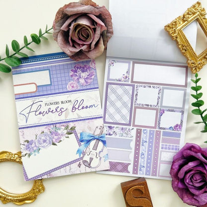 Flowing Bloom Sticker Book 24Sheets