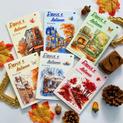 Paris's Autumn Sticker Book 20Sheets