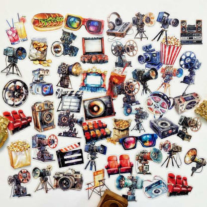 Vintage Projector Sticker 50PCS