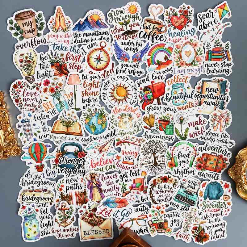 Cure Script Sticker 50PCS