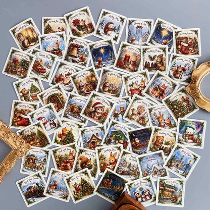Yuletide Fauna Sticker 50PCS