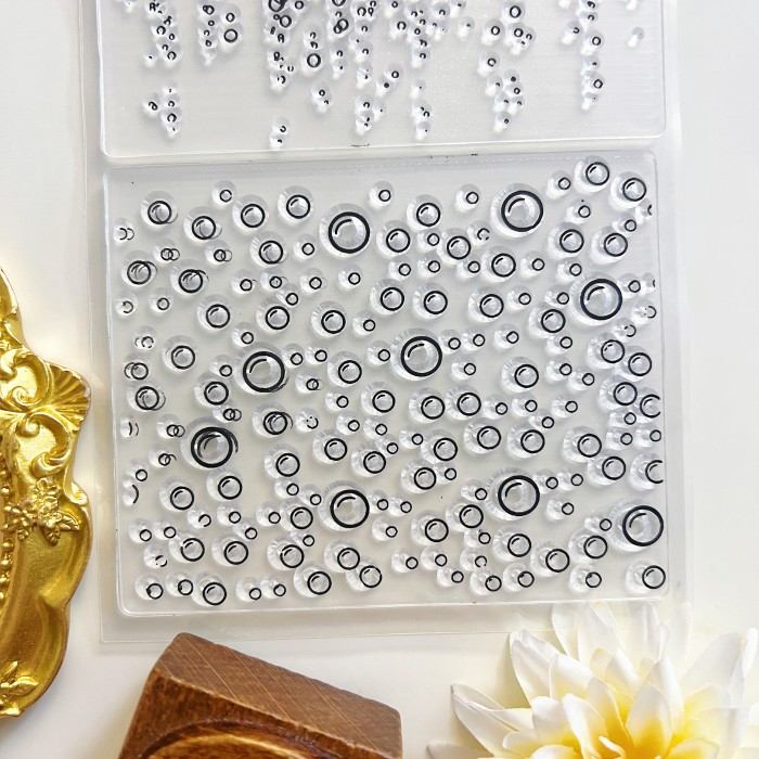 Water Bubble Clear Stamp