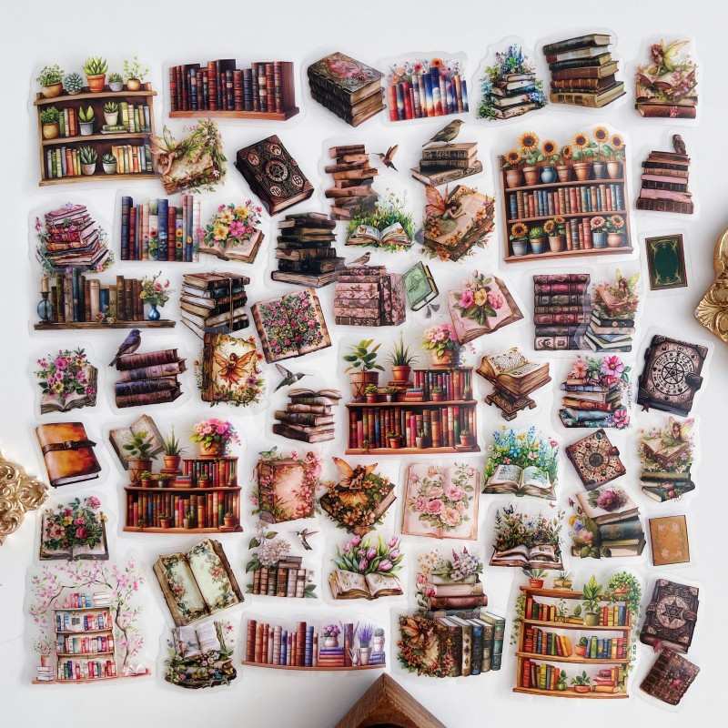 Floral Study Sticker 60PCS