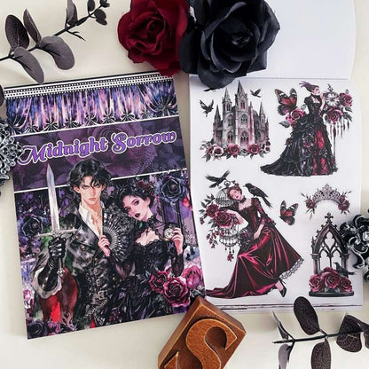 Midnight Sorrow Sticker Book 24Sheets