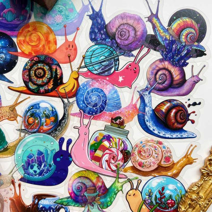 Tiny Snail Sticker 50PCS