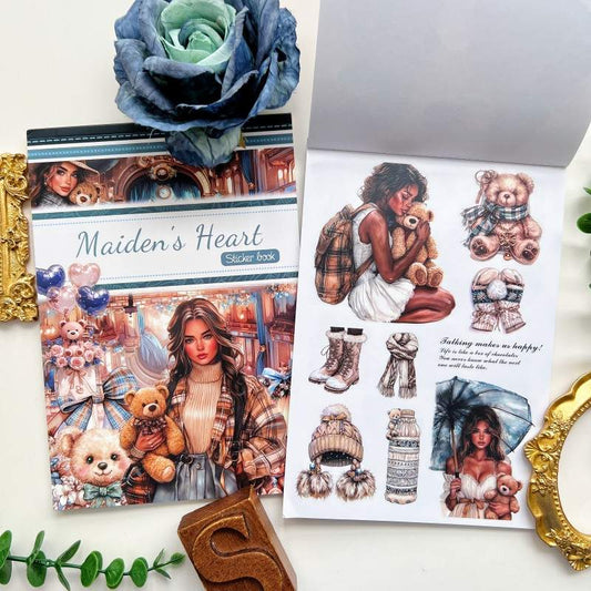 Maiden's Heart Sticker Book 20Sheets
