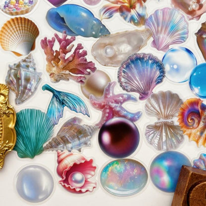 Bright Shells Sticker 50PCS