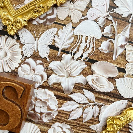 White Floating Shadow Sticker 40PCS