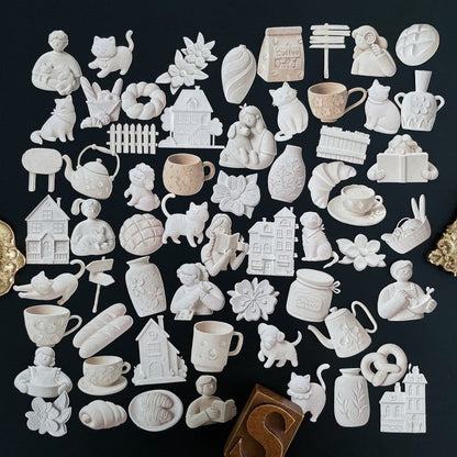 Diy Clay Sculpting Sticker 60PCS