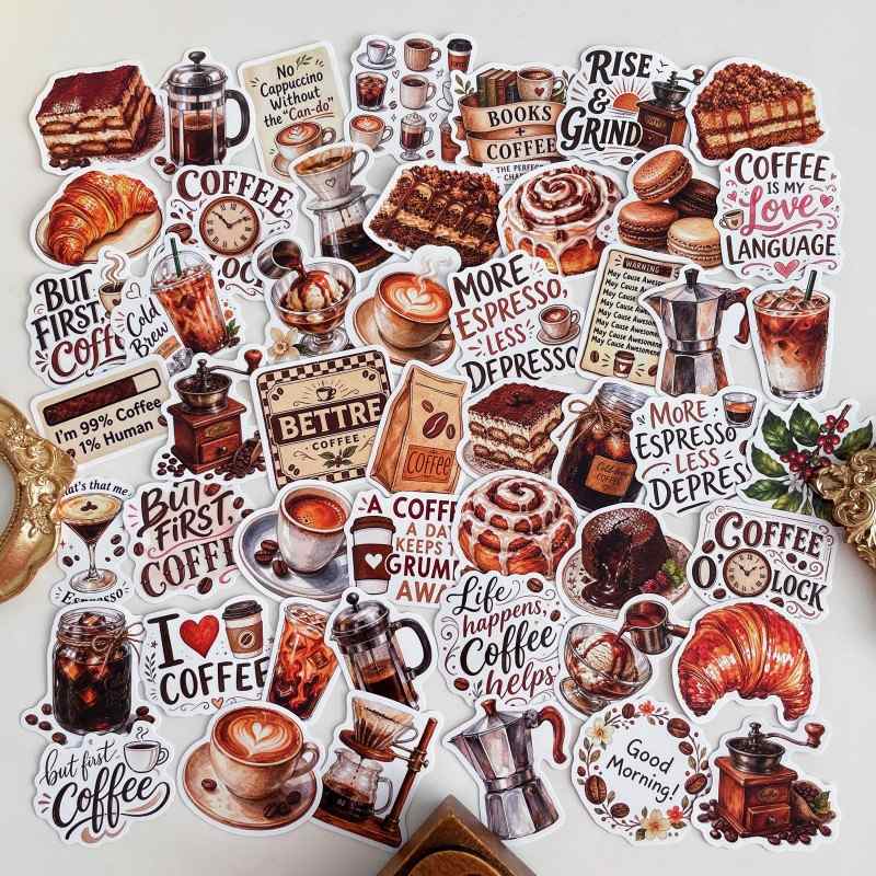 Americano Brew Sticker 50PCS