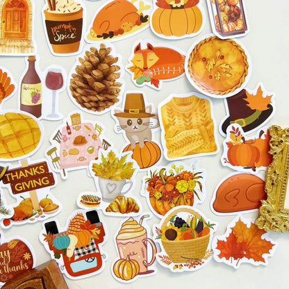 Harvest Thanks Sticker 50PCS