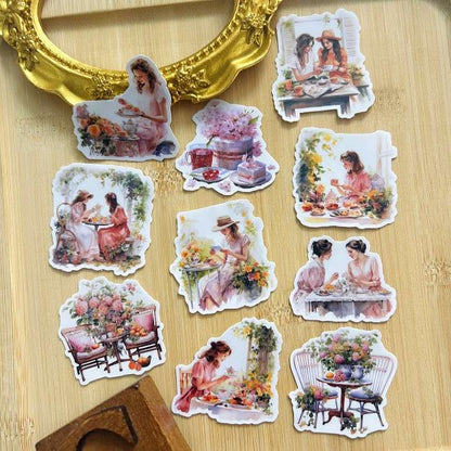 Tea In Bloom Sticker 20PCS