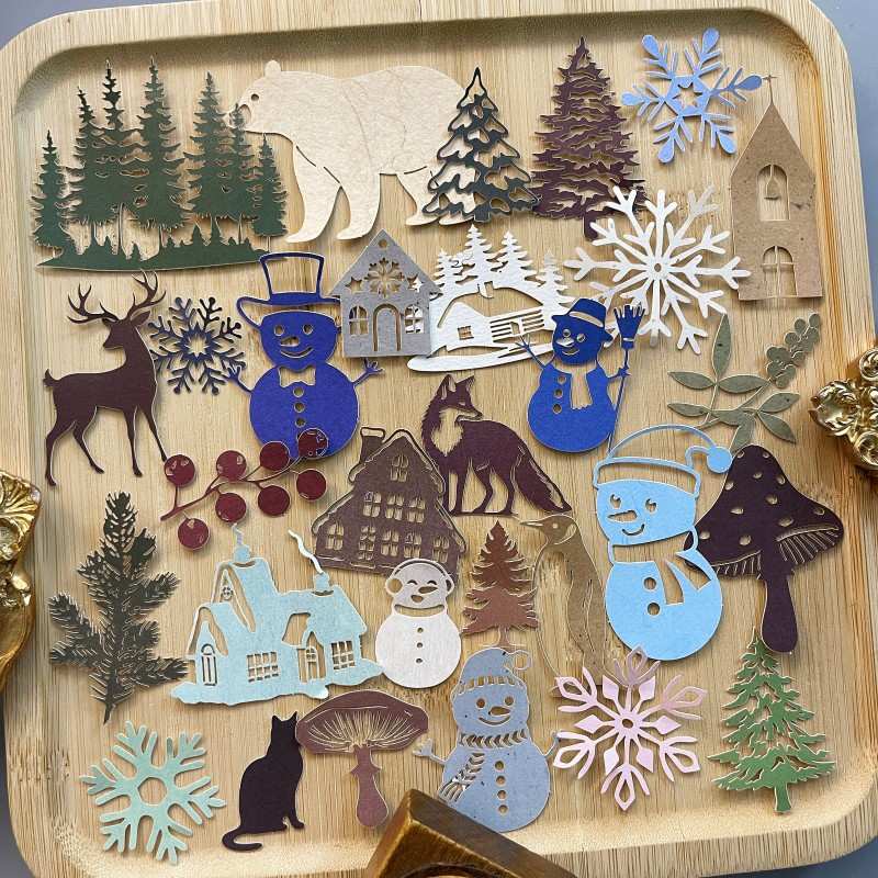 Winter Collection Die Cuts 30PCS