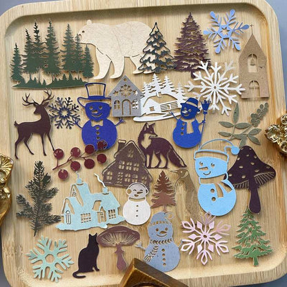 Winter Collection Die Cuts 30PCS