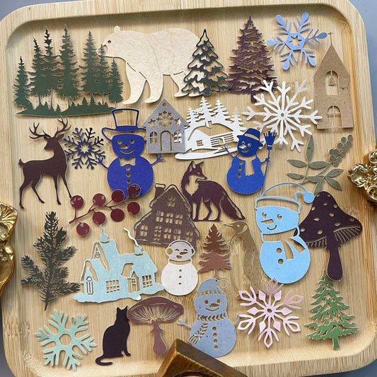 Winter Collection Die Cuts 30PCS