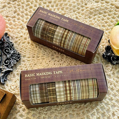 Plaid Addiction Washi Tape Set