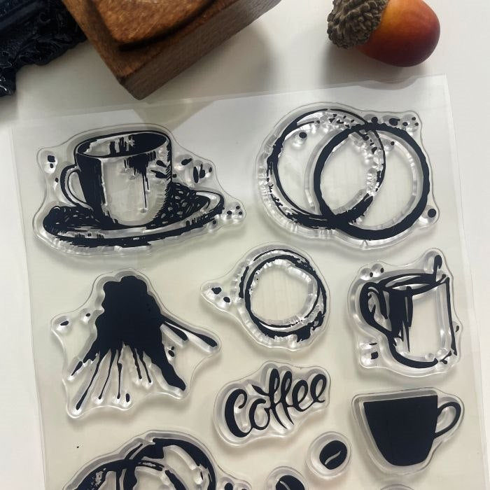 Coffee Craze Clear Stamp