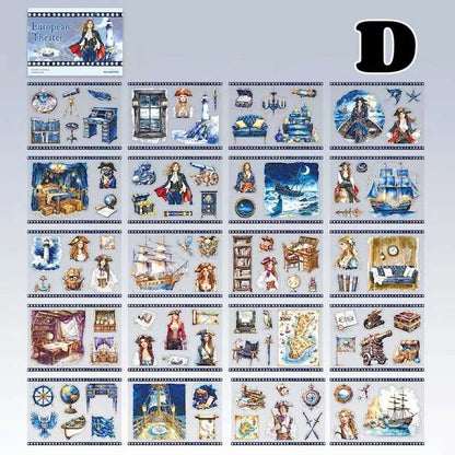 European Theatre Sticker Book 20Sheets