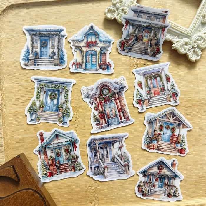 Winter Doorway Sticker 20PCS