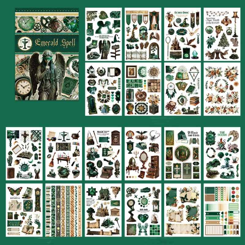 Emerald Spell Sticker Book 20Sheets