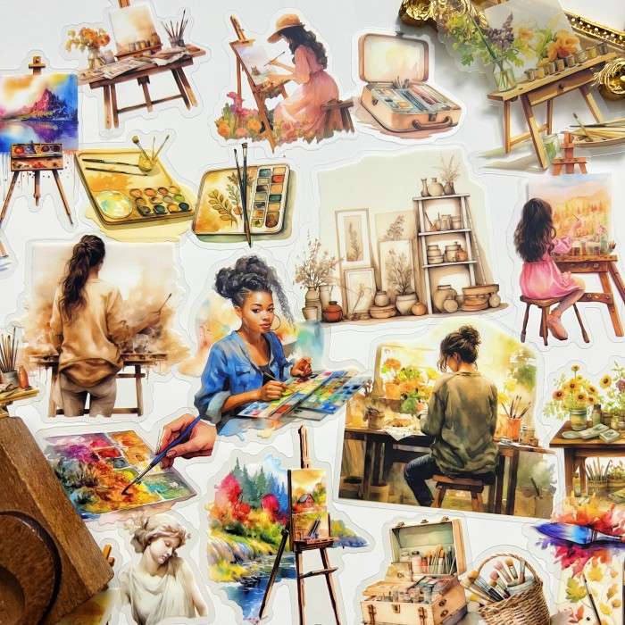 Artistic Moments Sticker 60PCS