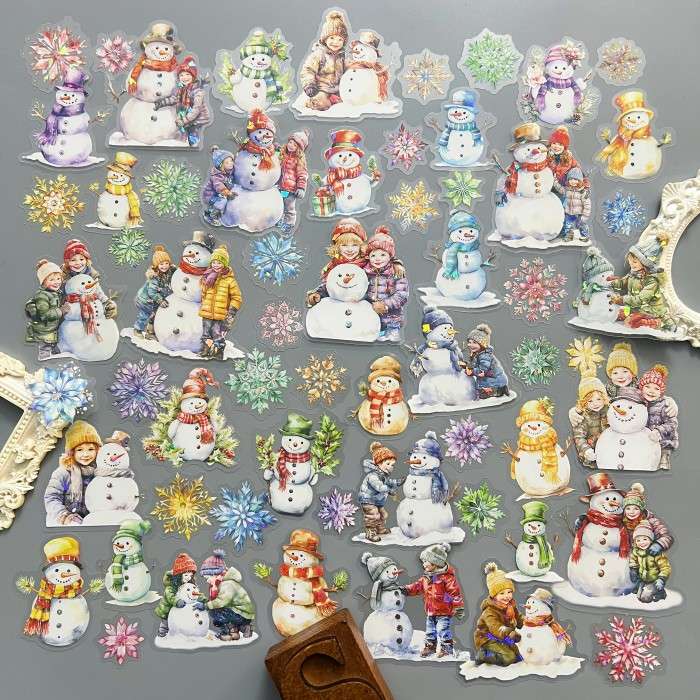 Winter Snow Dream Sticker 60PCS