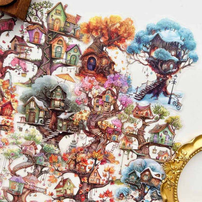 Treehouse Utopia Sticker 24PCS